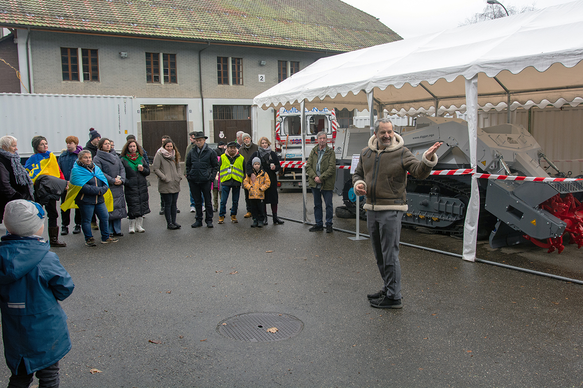 L’action des écoles a atteint son but : une machine sera envoyée en Ukraine